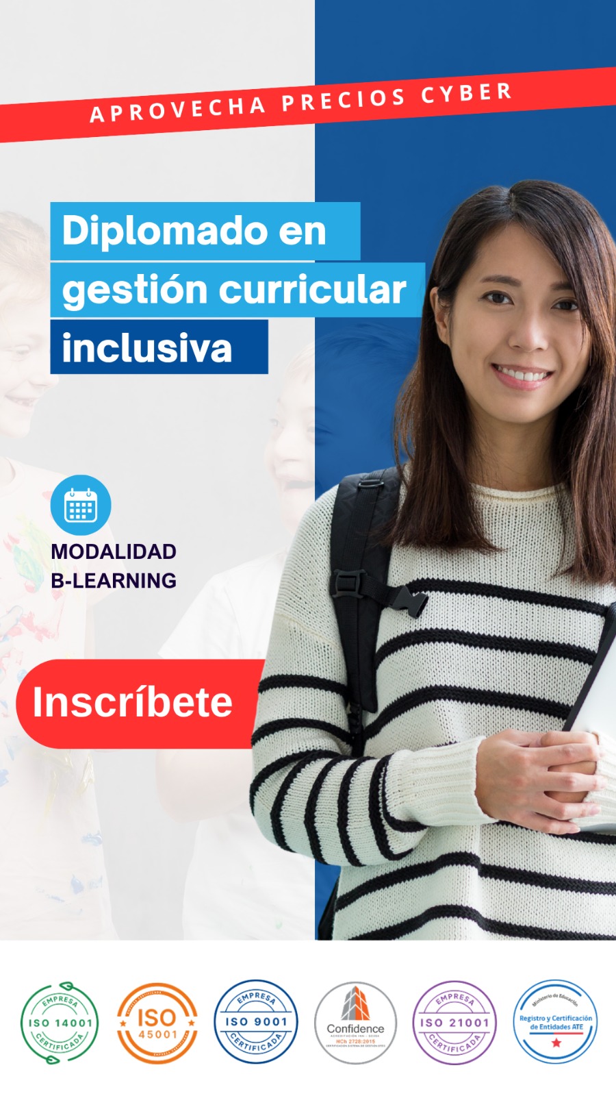 Promoción Cyber Day - Diplomado en Gestión Curricular Inclusiva